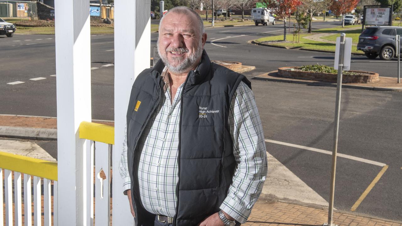 Geoff Trost, principal Ray White Rural Crows Nest. Thursday, June 9, 2022. Picture: Nev Madsen.