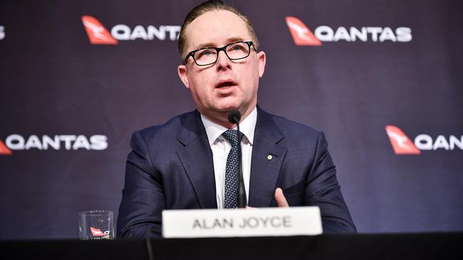 Qantas CEO Alan Joyce. Picture: Flavio Brancaleone