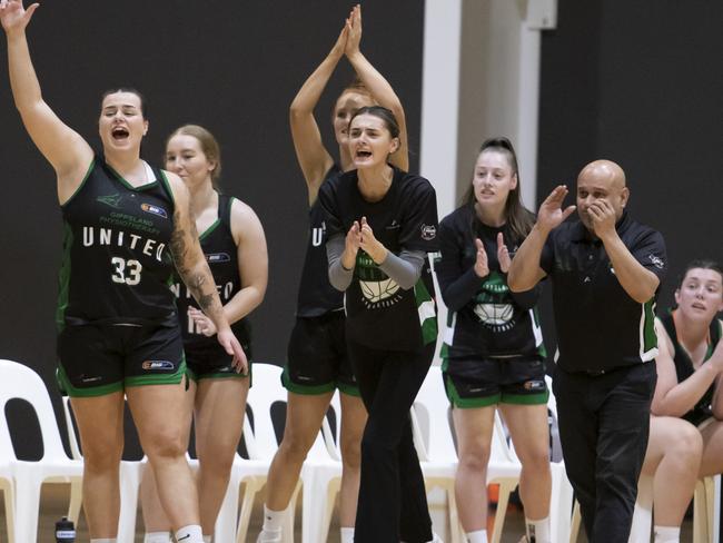 Gippsland United remain undefeated at the top of the ladder. Photo: Basketball Victoria.