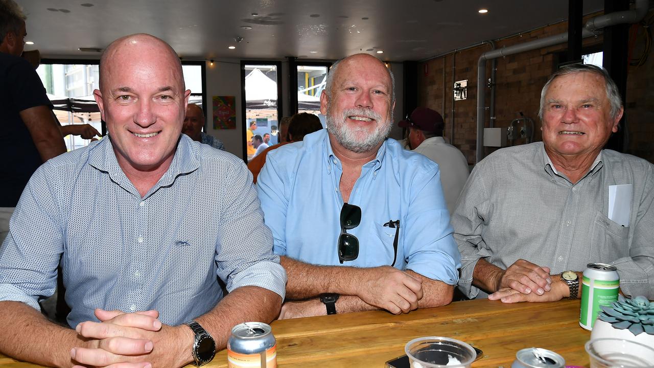 People at Easy Times Brewing ahead of day one of the Gabba Test vs. the West Indies. Thursday January 25, 2024. Picture, John Gass