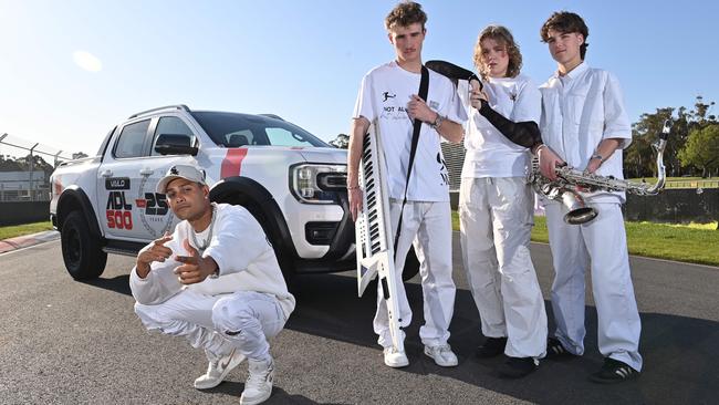 Hip-hop artist J-Milla and electronic pop band Tonix will be support acts for the Vailo Adelaide 500 after-race concerts. Picture: Keryn Stevens