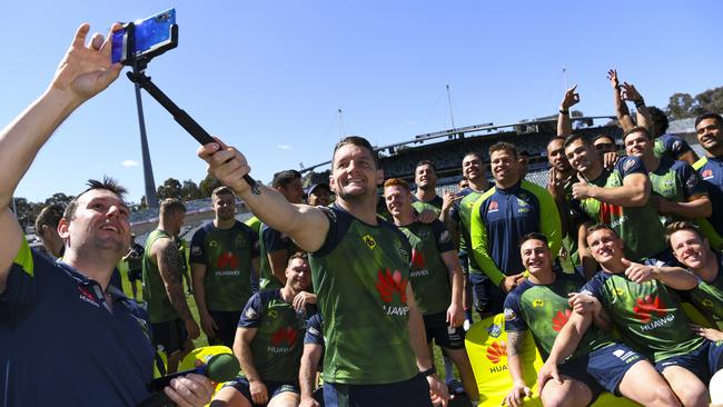 No more selfies: Players have been told to decline requests from fans. Picture: AAP