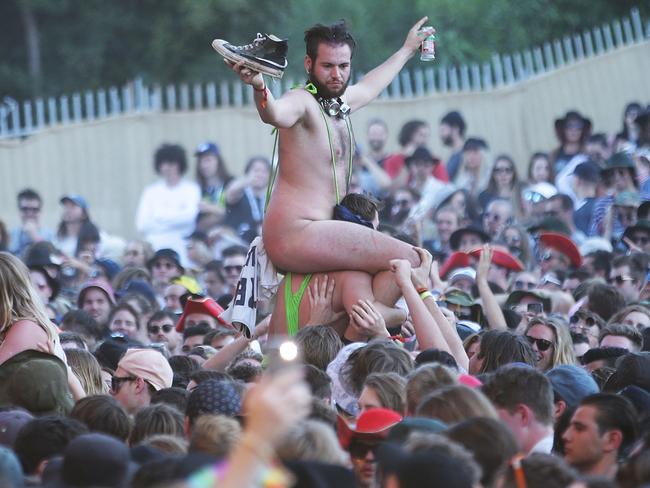 Crowds at the 2017 Splendour in the Grass music festival, which has made the finals of the Best Event category at the 2018 Australian Event Awards. Picture: Mark Metcalfe/Getty Images.