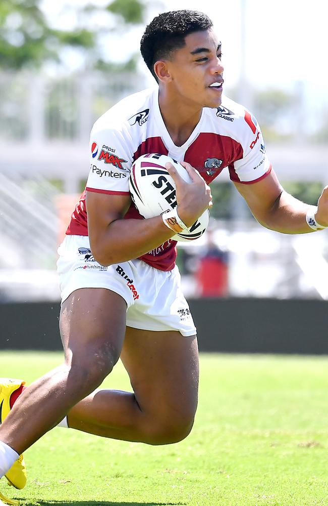 Redcliffe player Brian Pounia. Picture, John Gass