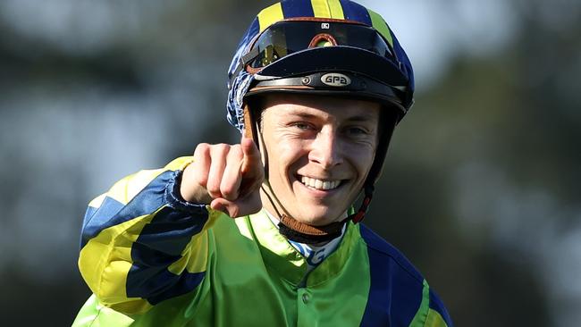 Dylan Gibbons will return to race riding on Monday at Newcastle. Picture: Jason McCawley / Getty Images