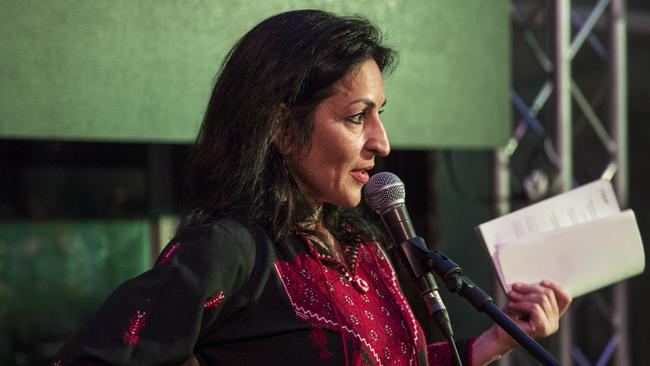 Palestinian-American writer Susan Abulhawa, shown at the 2014 Palestine Festival of Literature. Picture: Rob Stothard/Getty Images