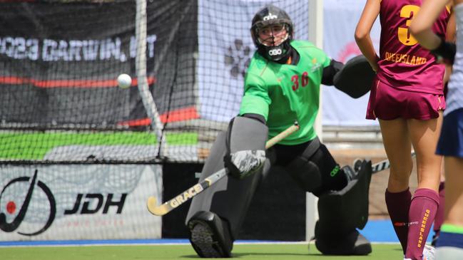 Sunshine Coast hockey star Jorja Chilton in action.