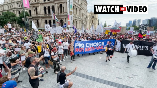 Brisbane "Freedom Rally" Protest