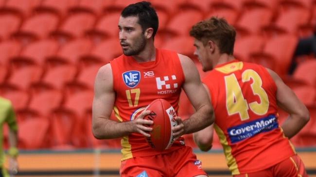 Corey Ellis in action for Gold Coast in the NEAFL. Picture: Highflyer Images