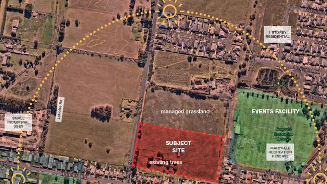 The Morwell athlete villages site.