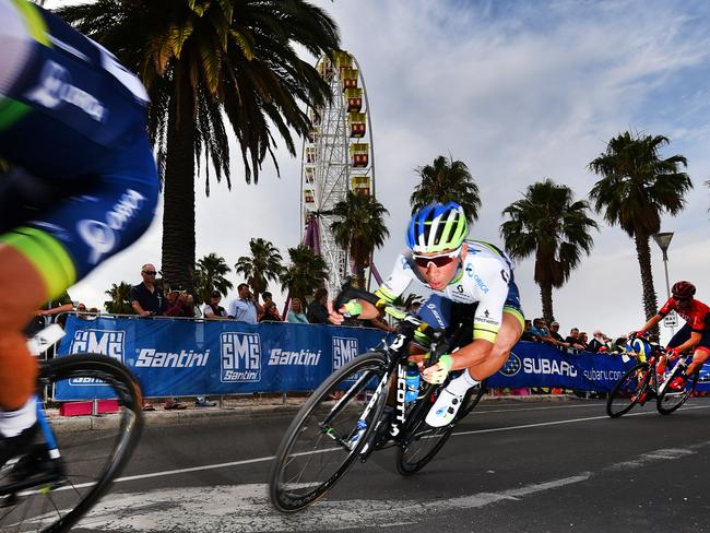 BAY CYCLING CLASSIC - Mens Elite RACE. Winner of stage 1 - Caleb Ewan. Picture: NIGEL HALLETT