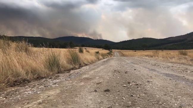 Timelapse of fire seen from near Lonnavale