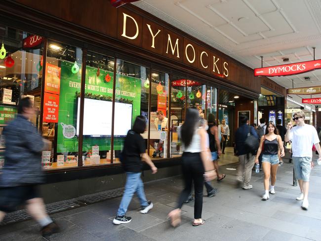 SYDNEY, AUSTRALIA : NewsWire Photos - DECEMBER 02 2024; Retail stores in Pitt street Mall in the Sydney CBD are now decorated with Christmas decorations for the influx of busy shoppers with only four weeks till Christmas. Picture: NewsWire / Gaye Gerard