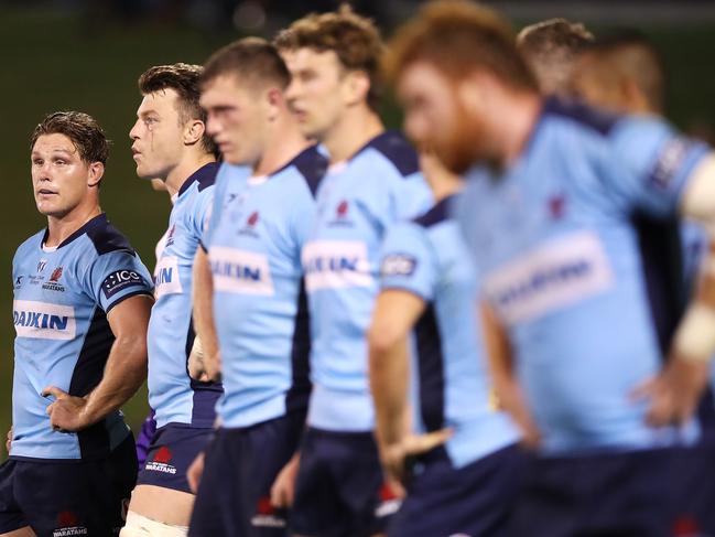 Hooper (left) is one of only three Waratahs to make the cut in the national squad.