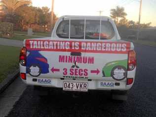 Almost 92 per cent of motorists surveyed recently by RACQ listed tailgating as the most annoying thing other drivers do on the road. Picture: Contributed