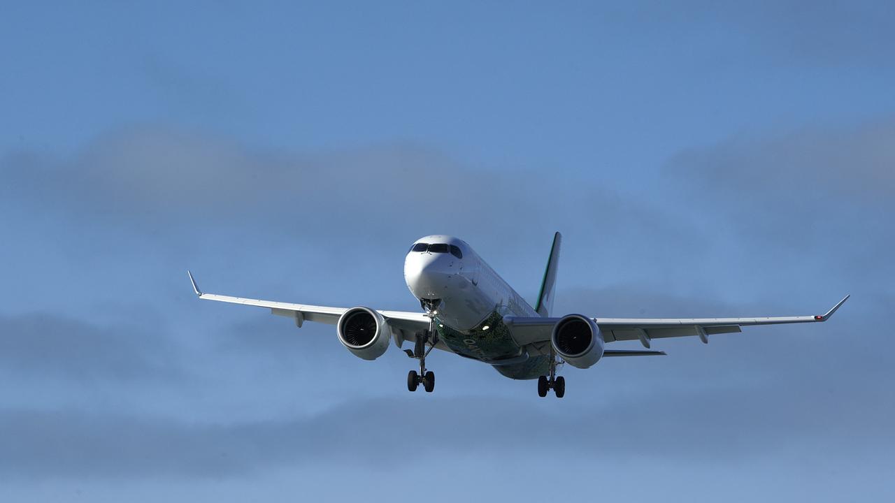 The new A220 has a string of new features, most notably the reduced noise for passengers. Picture: Steve Watts