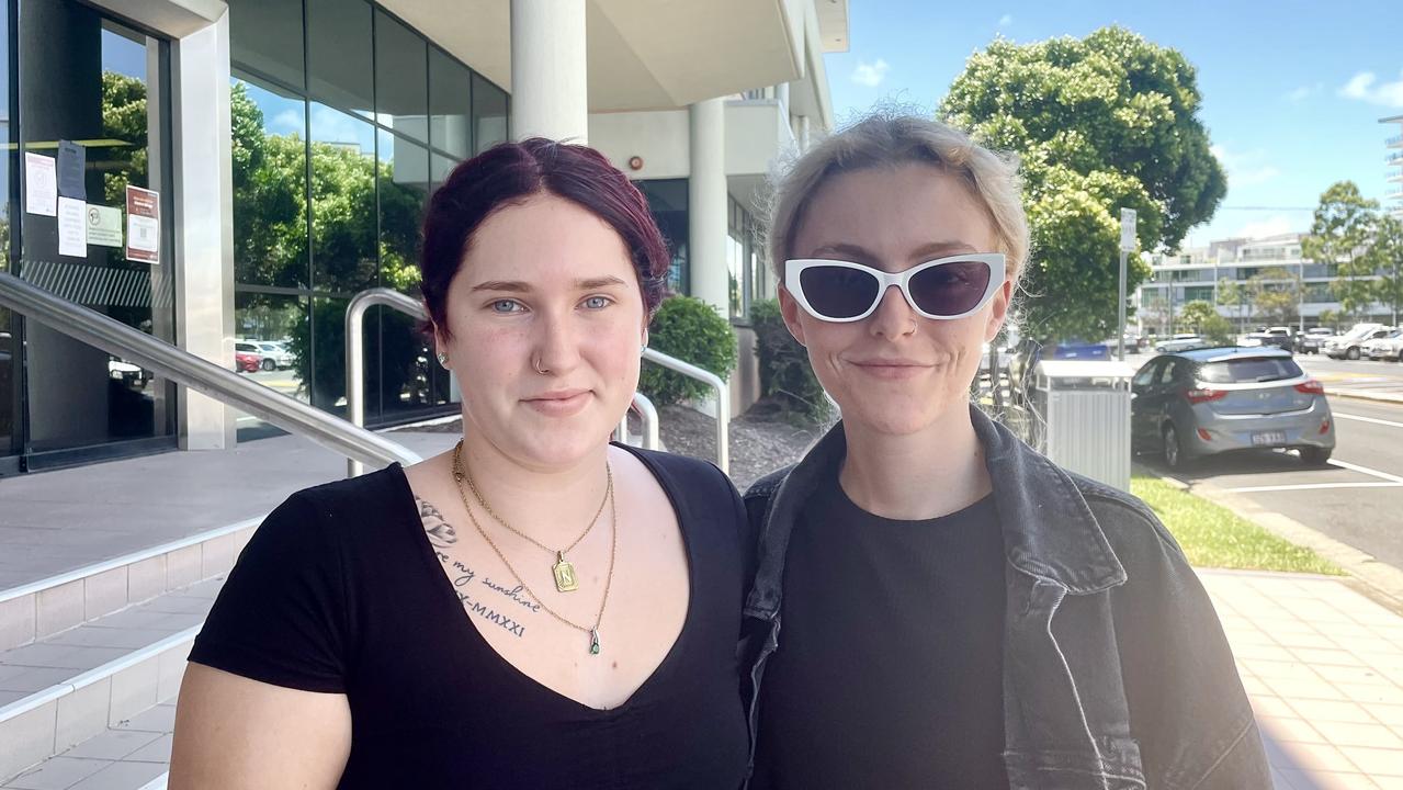 Ms Henderson (left) and Ms Harris (right) spoke out about the ongoing impacts of a crash that killed unborn baby Nathan Joel.