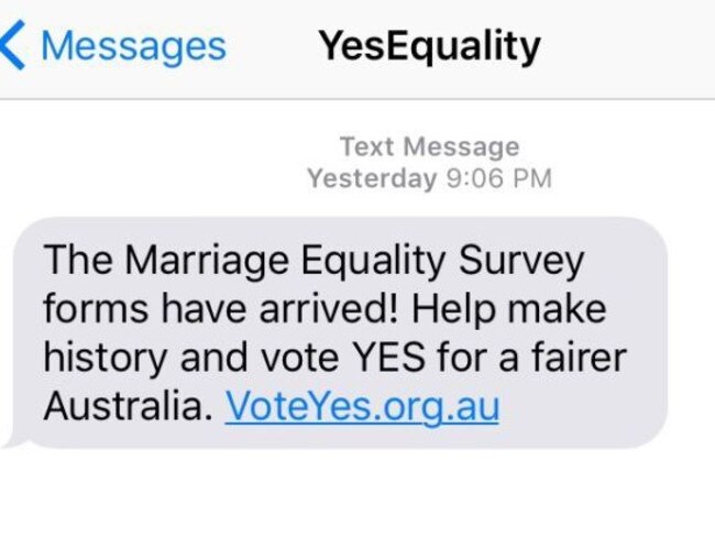 Text messages sent out by the Yes campaign over the weekend really annoyed some people.