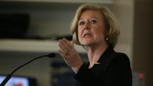 Gillian Triggs speaking at the Power to Persuade Symposium in 2017. Picture: Gary Ramage