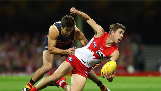 Jake Lloyd is coming off a brilliant year for the Swans. Picture: Getty Images