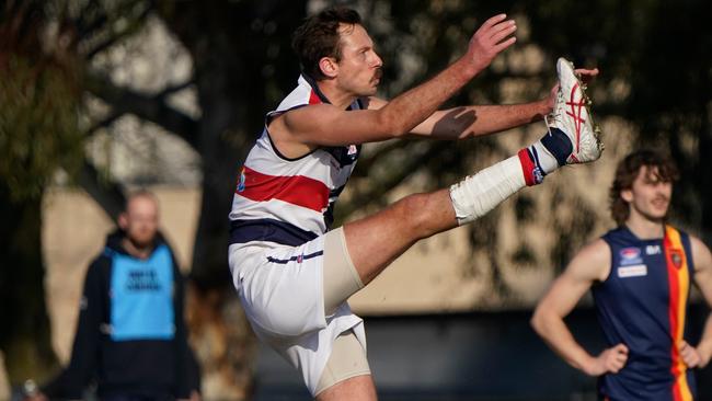 SFNL footy: Caulfield Bears v Highett at Koornang Park. Highett player #63. Picture: Valeriu Campan