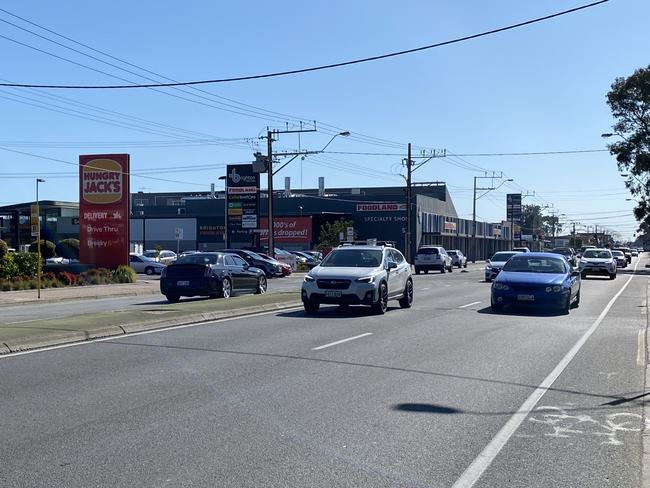 Holdfast Bay councillors are gathering a petition to get traffic lights at the corner of Brighton Rd and Edwards St, South Brighton. Picture: Rachel Moore