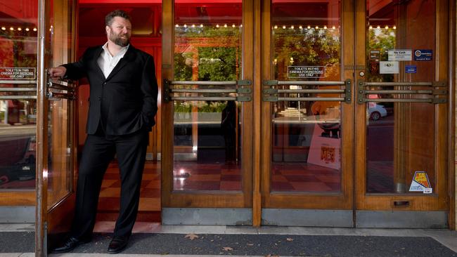 Michael Todd plans to invest up to $5m in the landmark cinema on Kensington Rd. Picture: Naomi Jellicoe