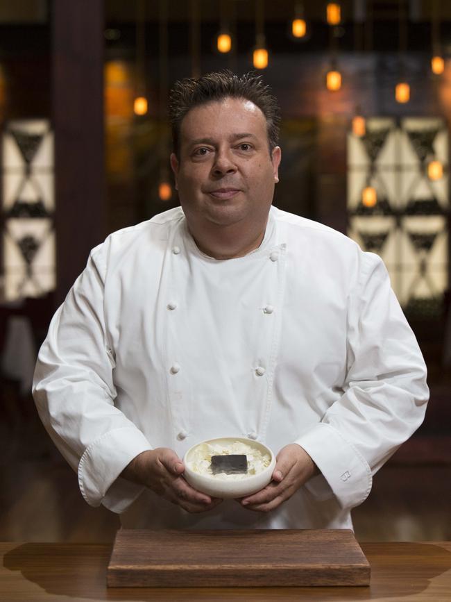Chef Peter Gilmore on an earlier season of MasterChef Australia. Picture: Supplied by Channel 10.