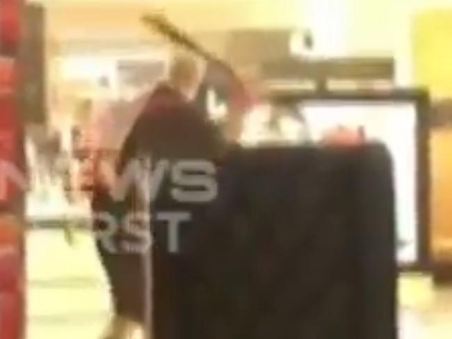 Man on baseball bat rampage in Myer