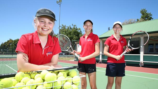 Ella Salievic, 10, Holli Rawson, 15, and her sister Jade Rawson,13, are excited about the masterplan. Picture: Stephen Laffer