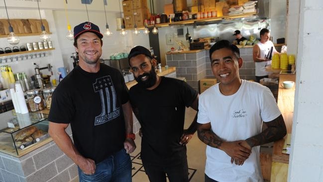 Nathan Hindmarsh (left) and Mike Ico (right) are co-owners at The Tuckshop, Glenhaven