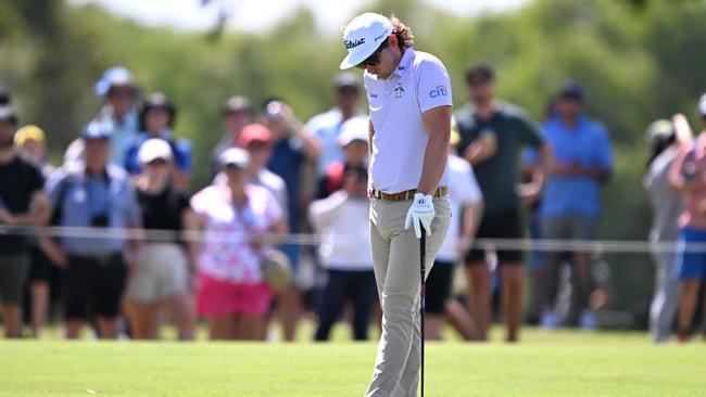 Cameron Smith missed a rare cut at last year’s Australian PGA. Picture: Bradley Kanaris/Getty Images