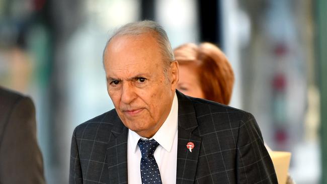 Arthur Miller, who is the owner of aged care provider People Care which owns the Earle Haven nursing home is seen arriving at the Royal Commission into Aged Care Quality and Safety at the Commonwealth Law Courts in Brisbane, Monday, August 5, 2019. (AAP Image/Darren England)