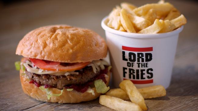 Lord Of The Fries prides itself on its meat-free menu.