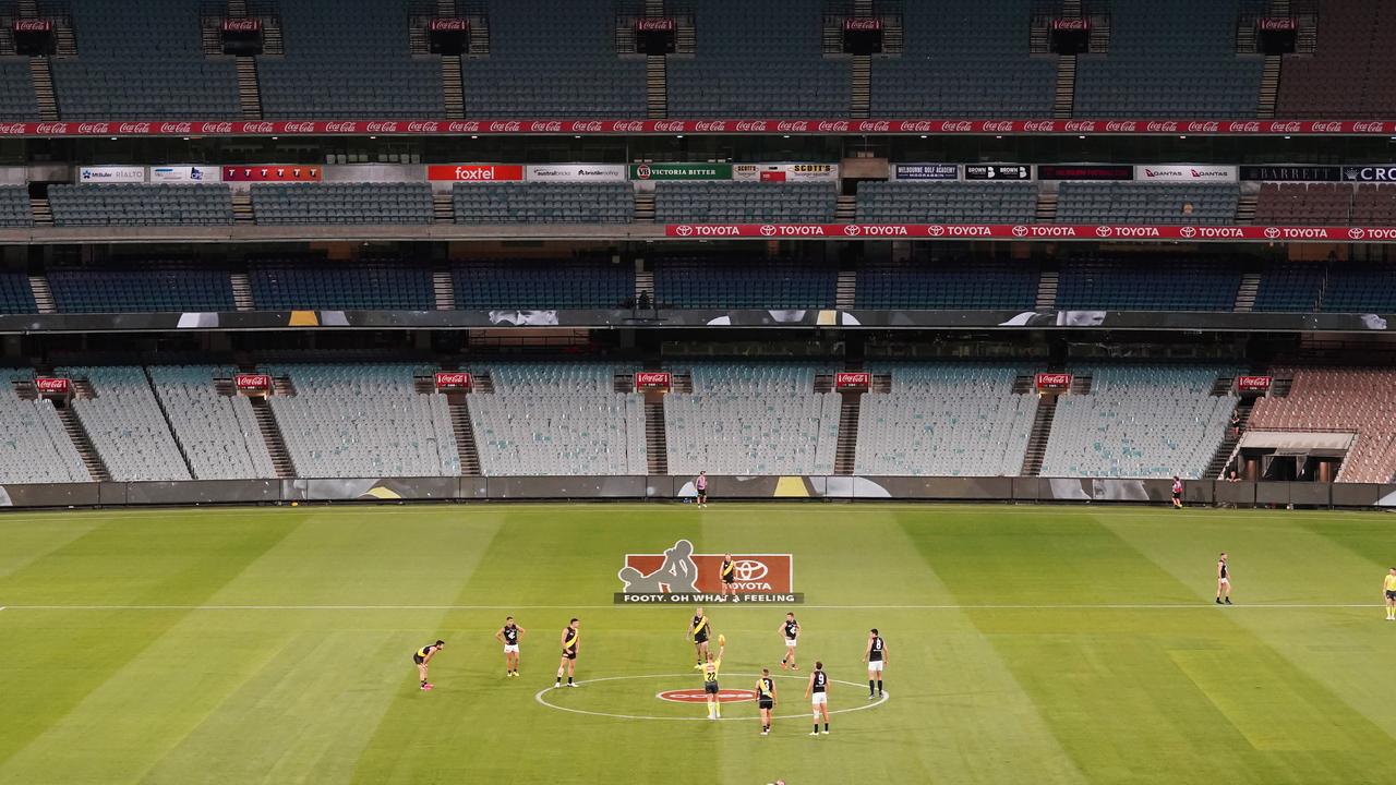 Footy wasn’t the same without fans. Picture: AAP Images