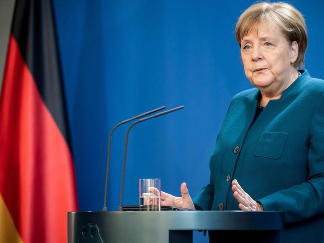 German Chancellor Angela Merkel. Picture: AFP