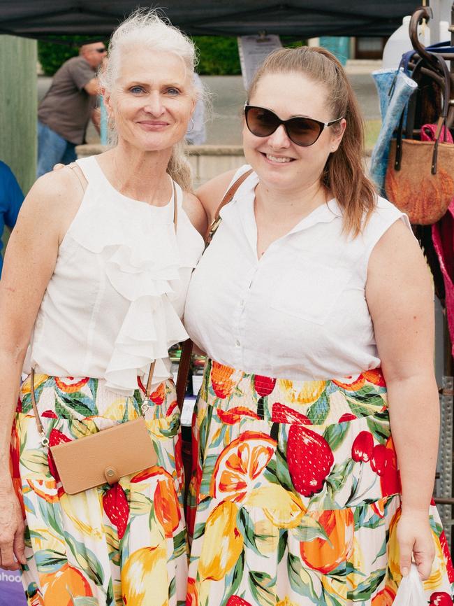 The ladies from Mellors General Drappery at the 2023 Gayndah Orange Festival.