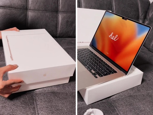 Apple MacBook Air 2023. TikTok @maetzling