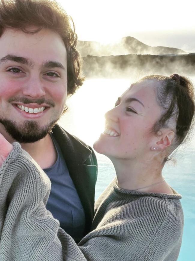 Joseph Salerno proposed to Sophie Delezio on Valentine’s Day. Picture: Instagram