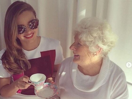 Miranda Kerr described her grandmother Ann, who died on Saturday, as “the heart of our family” in an emotional tribute shared on Instagram.