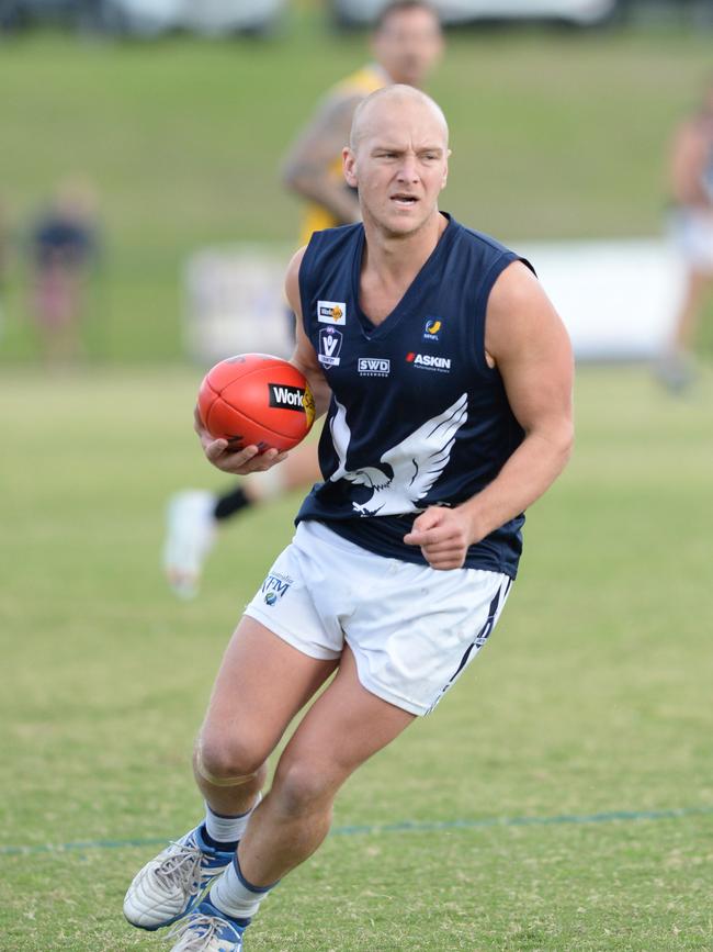 Eagles captain Steve Mannix. Picture: Chris Eastman