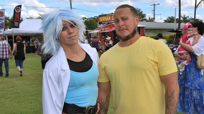 L-R Grace Fitzgerald and Lachlan Large at CapriCon.Photo Liam Fahey / Morning Bulletin