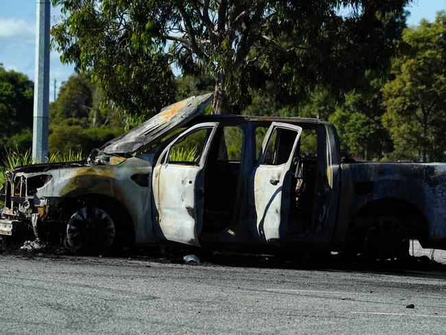 Police believe this Ford Ranger was spotted at the scene. Picture: Luis Enrique Ascui