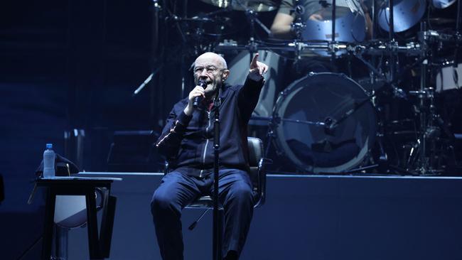 Phil Collins has performed his last ever concert after a long health battle. Picture: Thomas Coex / AFP.