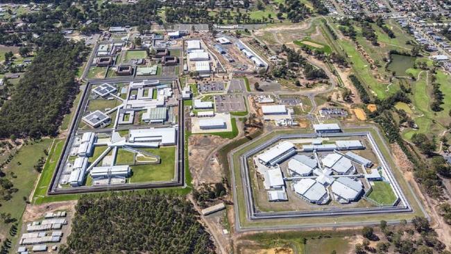 An aerial photo of the prison complex.