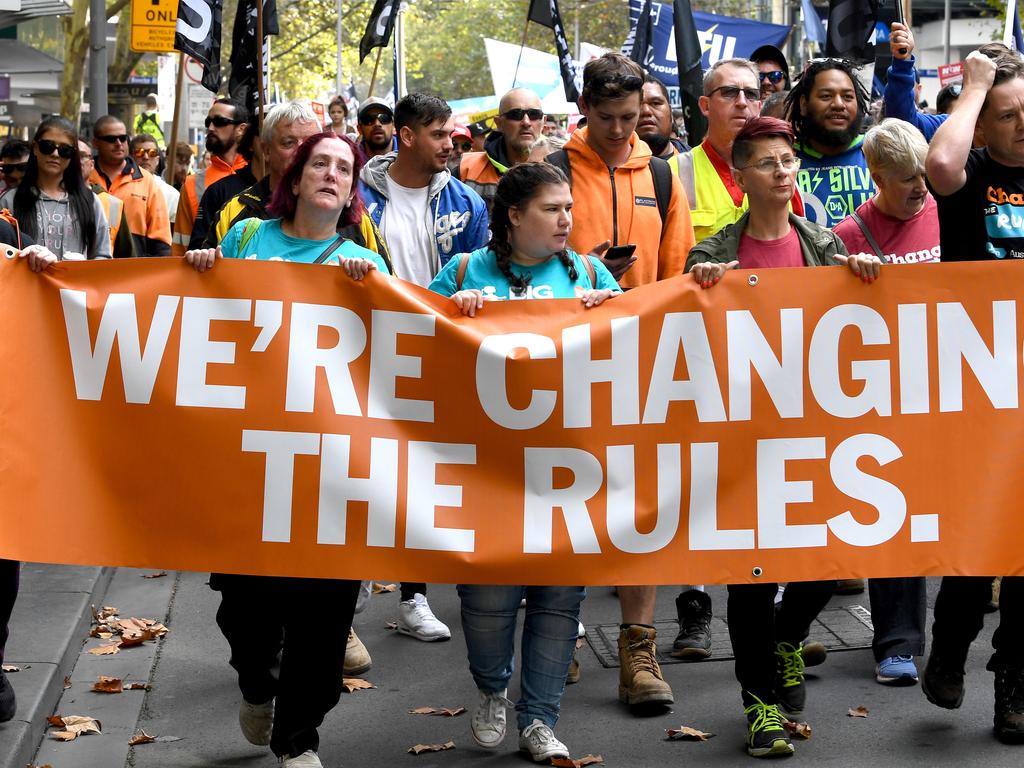 Rallies are expected around the country today. Picture: Joe Castro/AAP