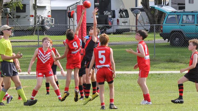 AUSSIE RULES: When the Lismore Swans U11s played the Ballina Bombers at Mortimer Oval, In Lismore on Saturday May 2, 2021, there were some excellent kicks and marks from both sides.