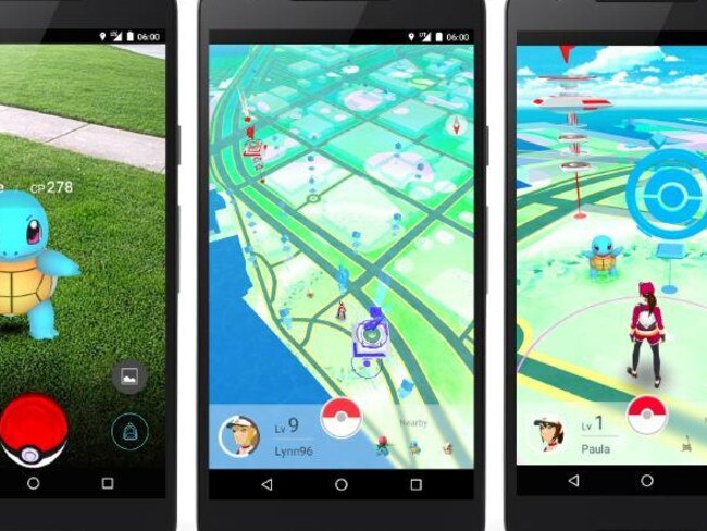 The app uses GPS on your smartphone to tell you where Pokemon are located.