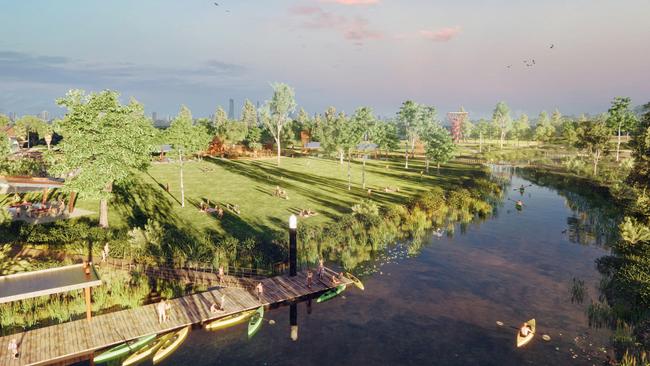 Greenheart will have waterways and kayaking facilities.