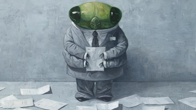 Although Cicada by Shaun Tan is a picture book, it explores adult themes and is aimed at teen and adult readers.